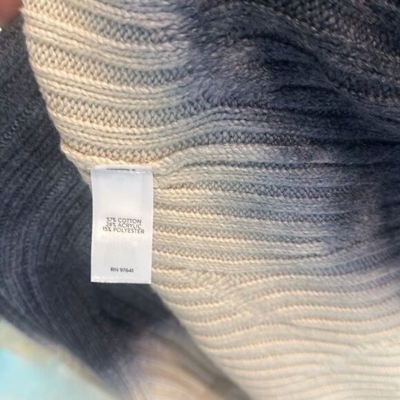 J. Jill Pure Jill Hand Painted Open Cardigan Sweater XL - Picture 9 of 9